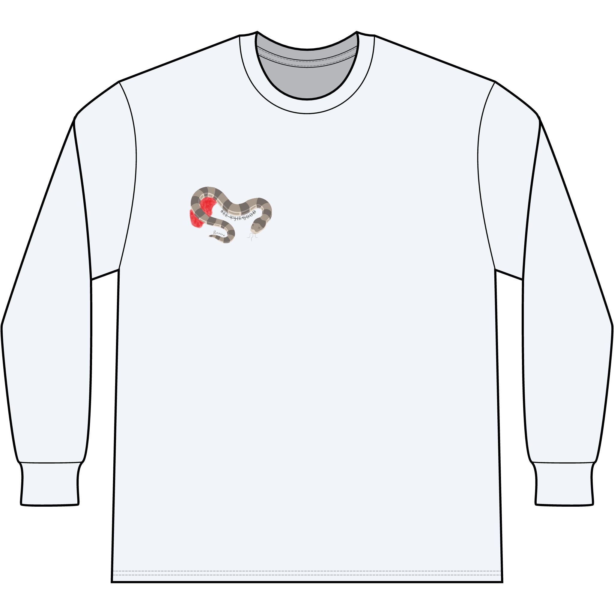 Snake Crest Long Sleeve Tee