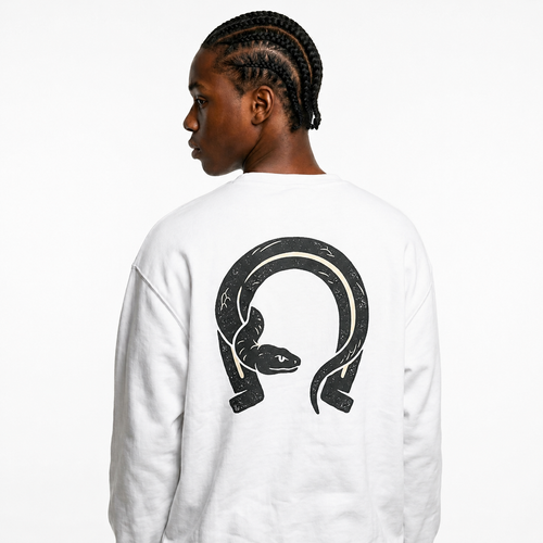 Snake Crest Long Sleeve Tee
