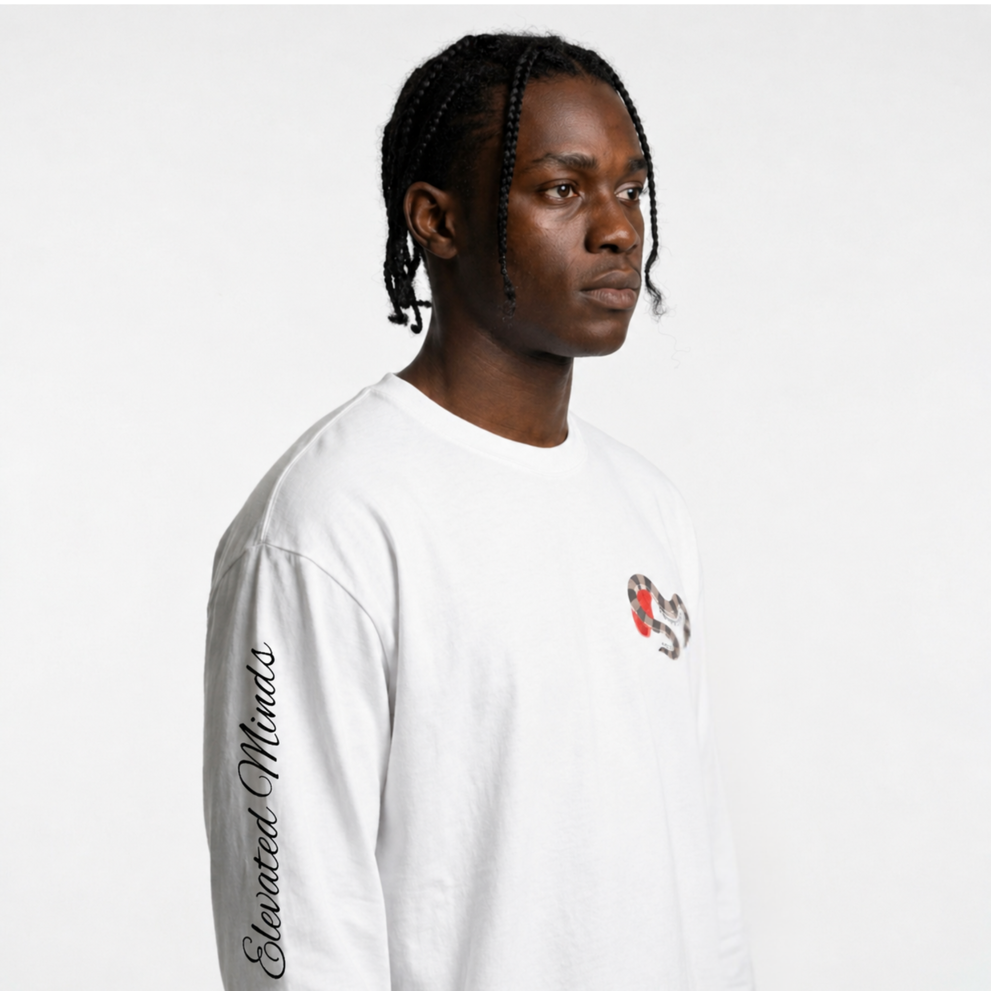 Snake Crest Long Sleeve Tee